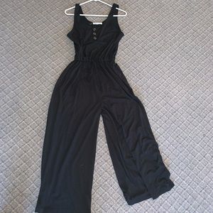 Black wildflower size large Jumpsuit